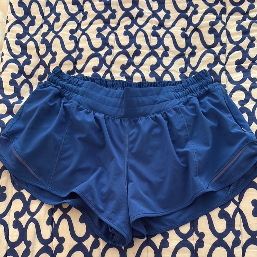 Lululemon Royal Blue Speed Up Shorts